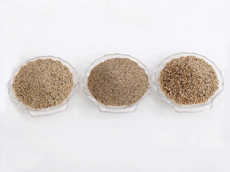 粗砂、中砂、細砂