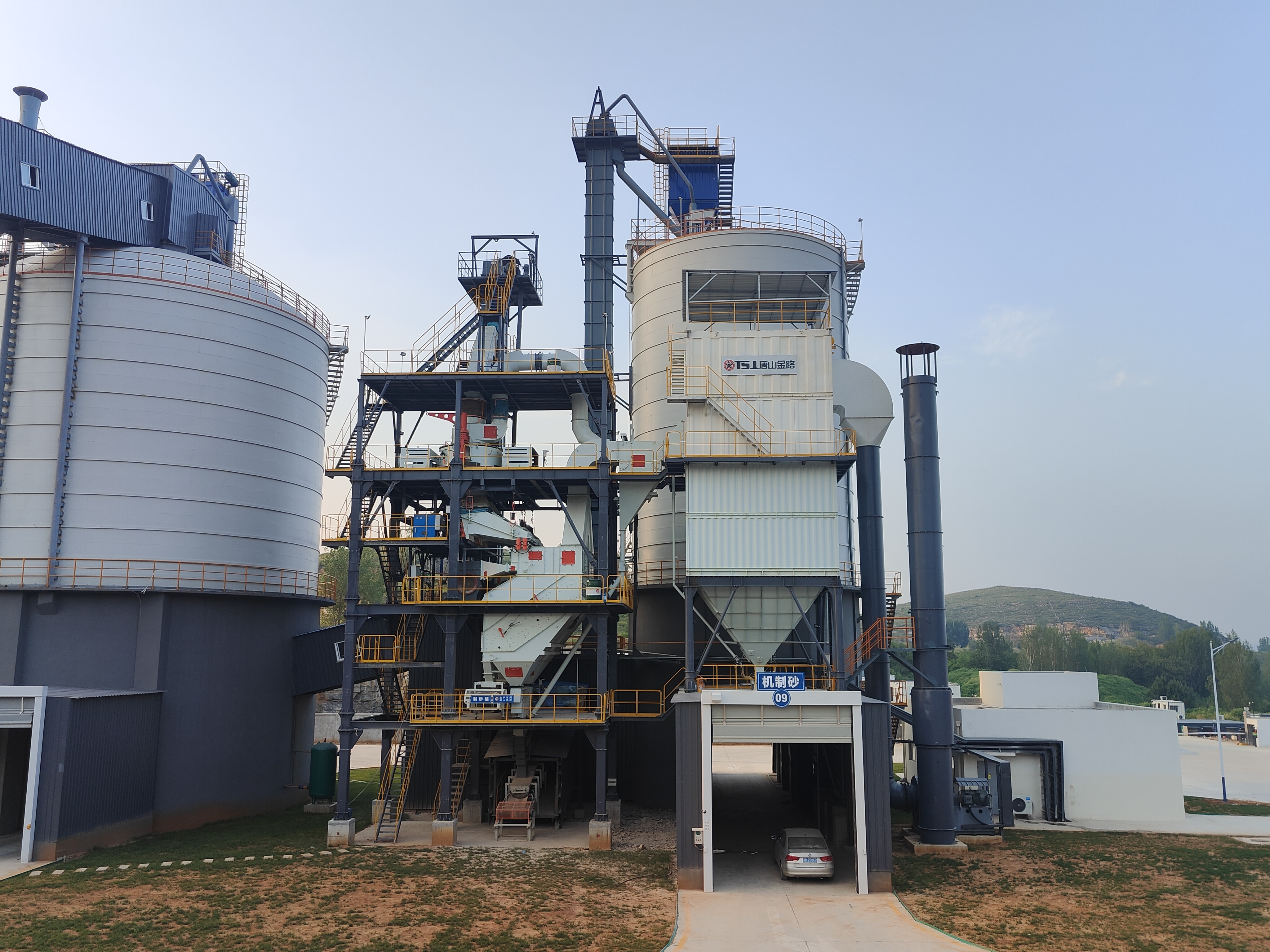 干法制砂樓：塔樓式布局，空間利用的優(yōu)化大師